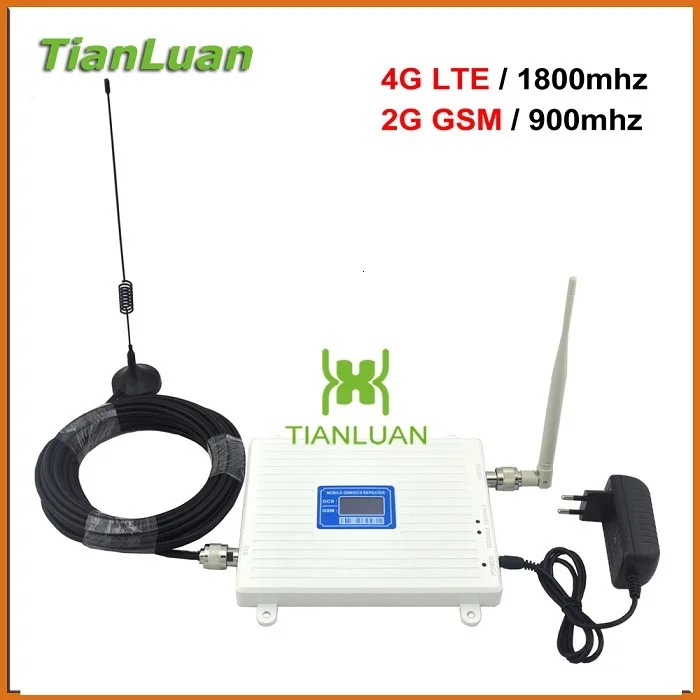 Tianluan 900 МГц 1800 2g 4g усилитель сигнала приемник Gsm фиксированный беспроводной