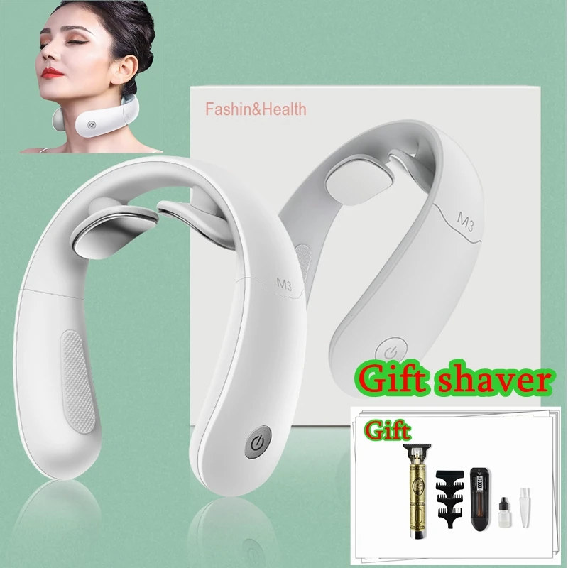 

Bluetooth Massager Neck Massager Shoulder Back Heating Neck Massager Pain Relief Tool Health Care Cervical Vertebra Physiothera