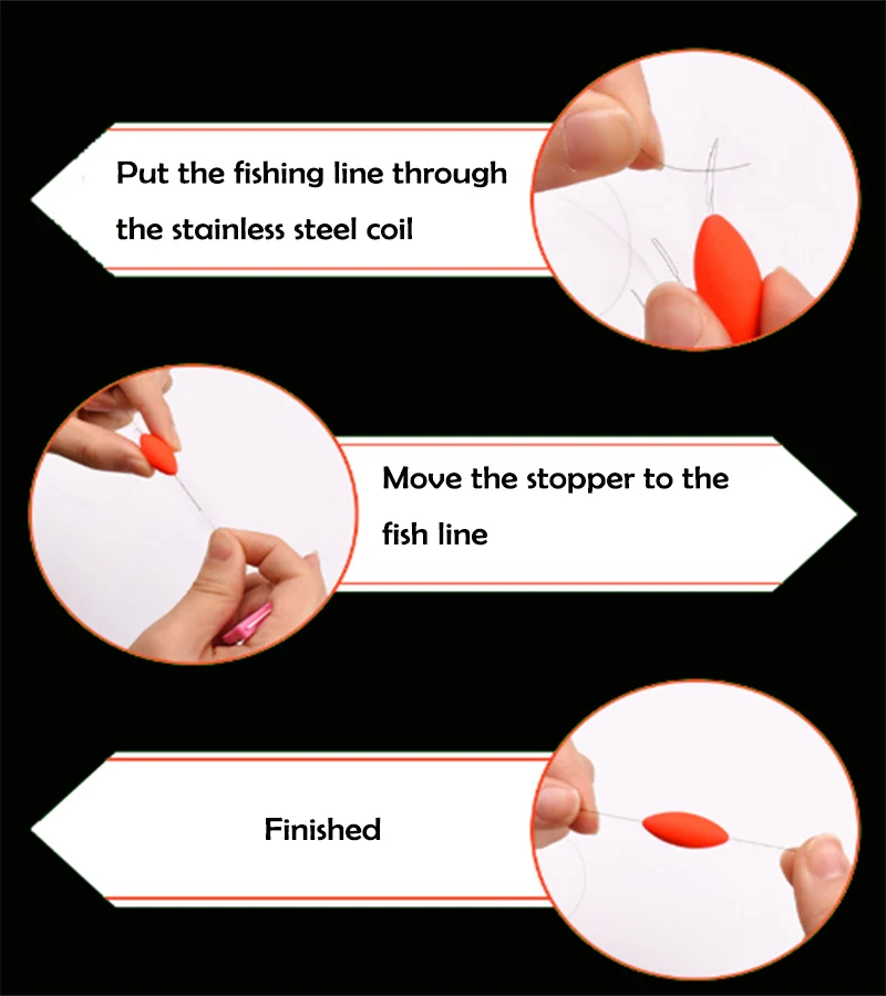 100 шт. флуоресцентная пена традиционная леска поплавок космические бобы стопор