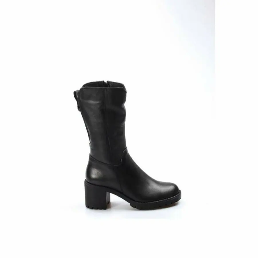 

Women Boots Fast Step Genuine Leather Women'S High Heel Boots 407 Sza2116