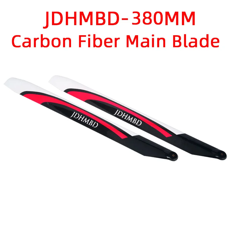 

JDHMBD 380 Helicopter Carbon Fiber Main Blade 392mm mian blade for Trex 450L ALIGN 470 480 ALZRC Devil 380 SAB 380 Helicopter