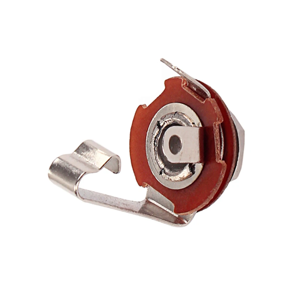 

10pcs/pack 6.35mm 1/4" Mono Jacks Electric Guitar Spare Plug Socket