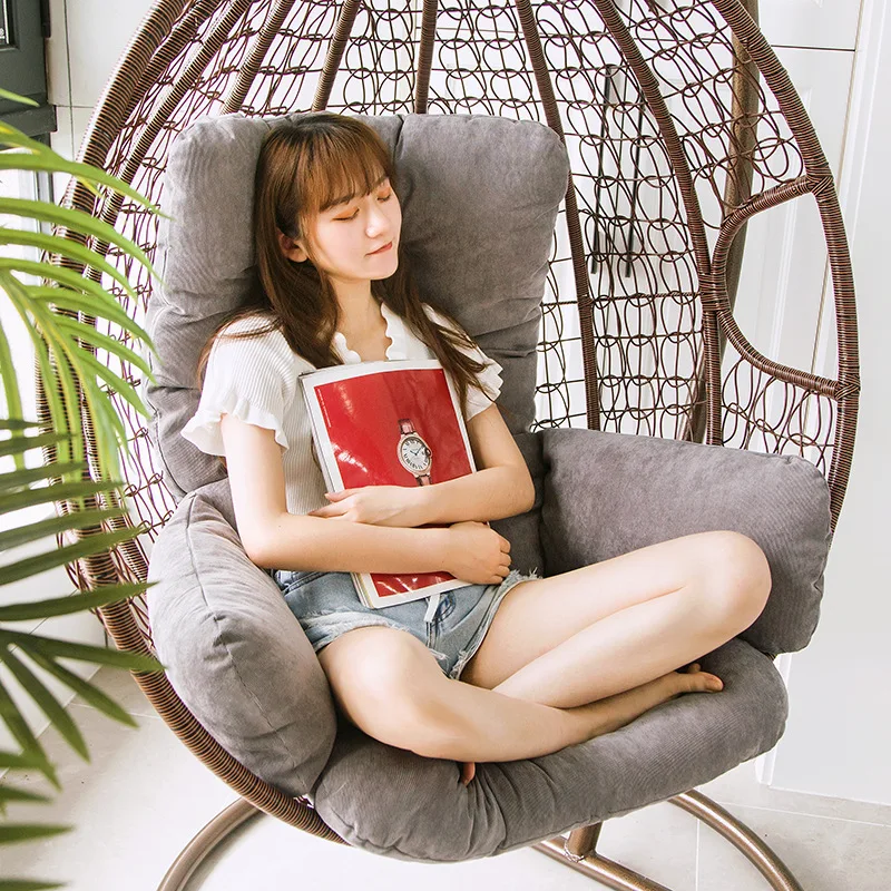 

Soft Hanging Chair Cushion Thicken Washable Recliner Cushion Home Decor Rocking Chair For Home Office Cojines Decorativos