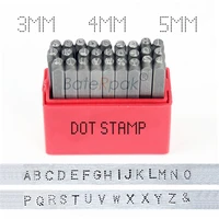 345mm a z dotted steel sealbaterpak car chassis steel word punch stampmatrix do stamp letters27pcsbox