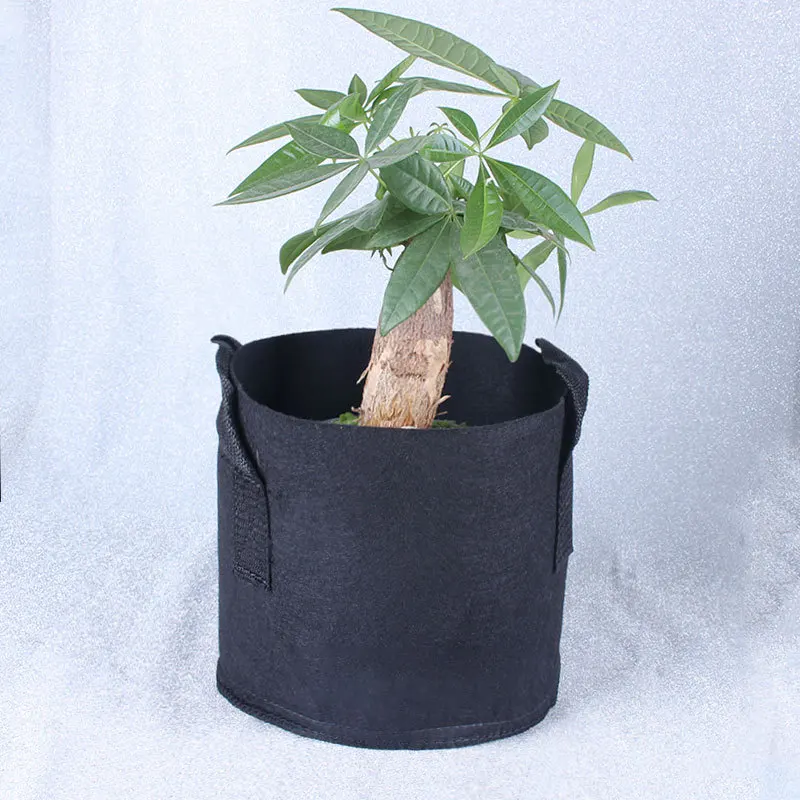 Сумка для посадки зеленых растений нетканый контейнер цветов комнатный горшок