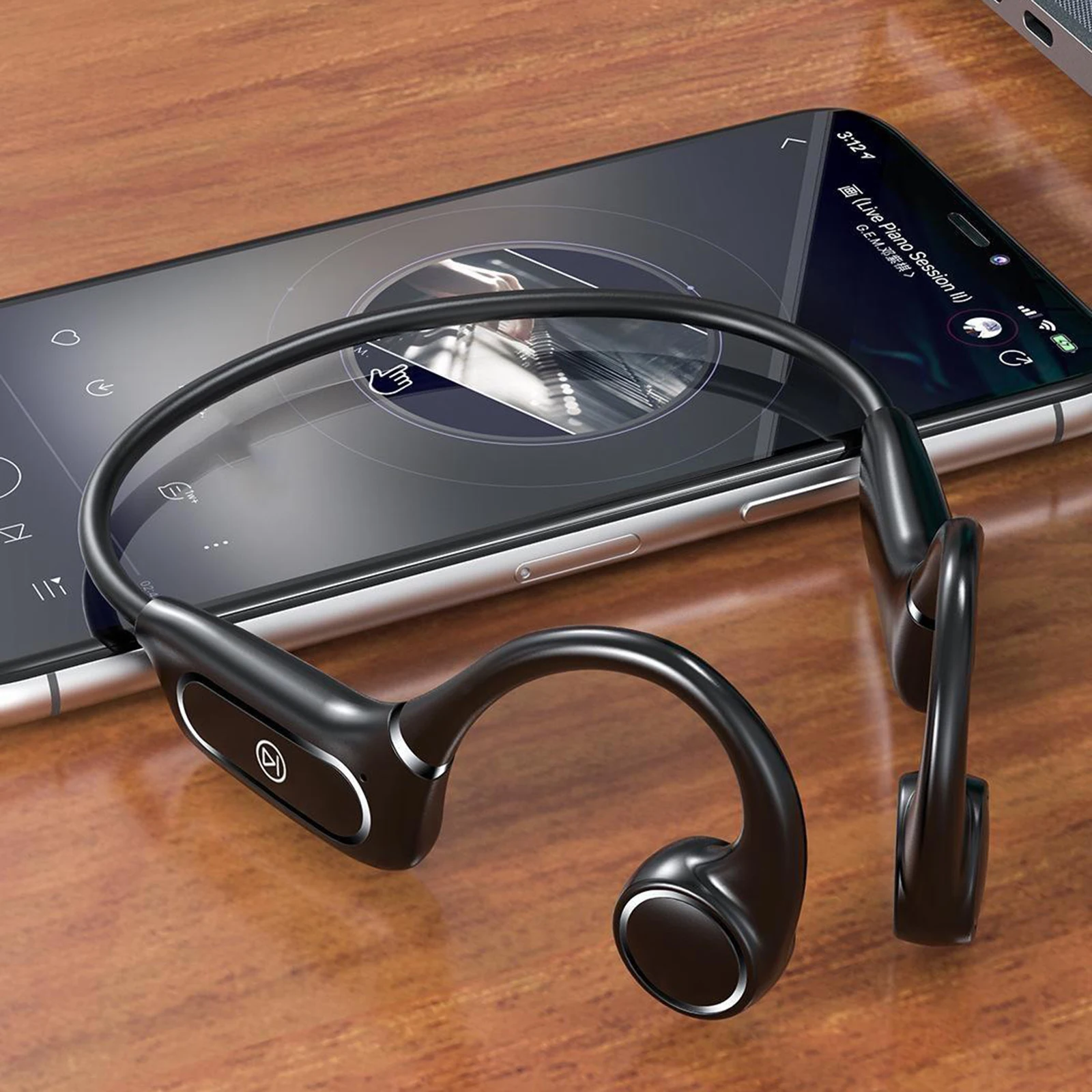 

Bone Conduction Headphones Stereo Earphone Waterproof for Running Cycling