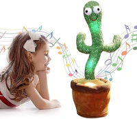 dancing plush cactus sing songs repeat talking cactus doll toys children kids learning educational toy ak071