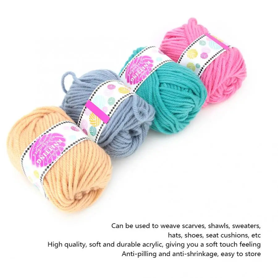 Пряжа &quotсделай сам&quot шерсть вязание крючком грубая акриловая пряжа для вязания