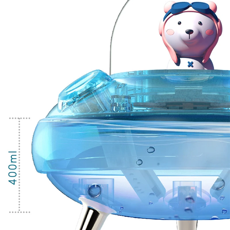 Увлажнитель-ночсветильник UFO с USB-зарядкой для дома и офиса | Лампы освещение