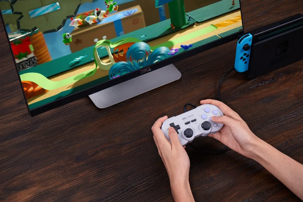Оригинальный игровой коврик 8BitDo проводной SN30 Pro usb-геймпад контроллер для nintendo