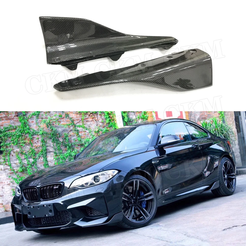 Разветвитель для переднего бампера из углеродного волокна BMW 2 серии F87 M2 Base Coupe Door