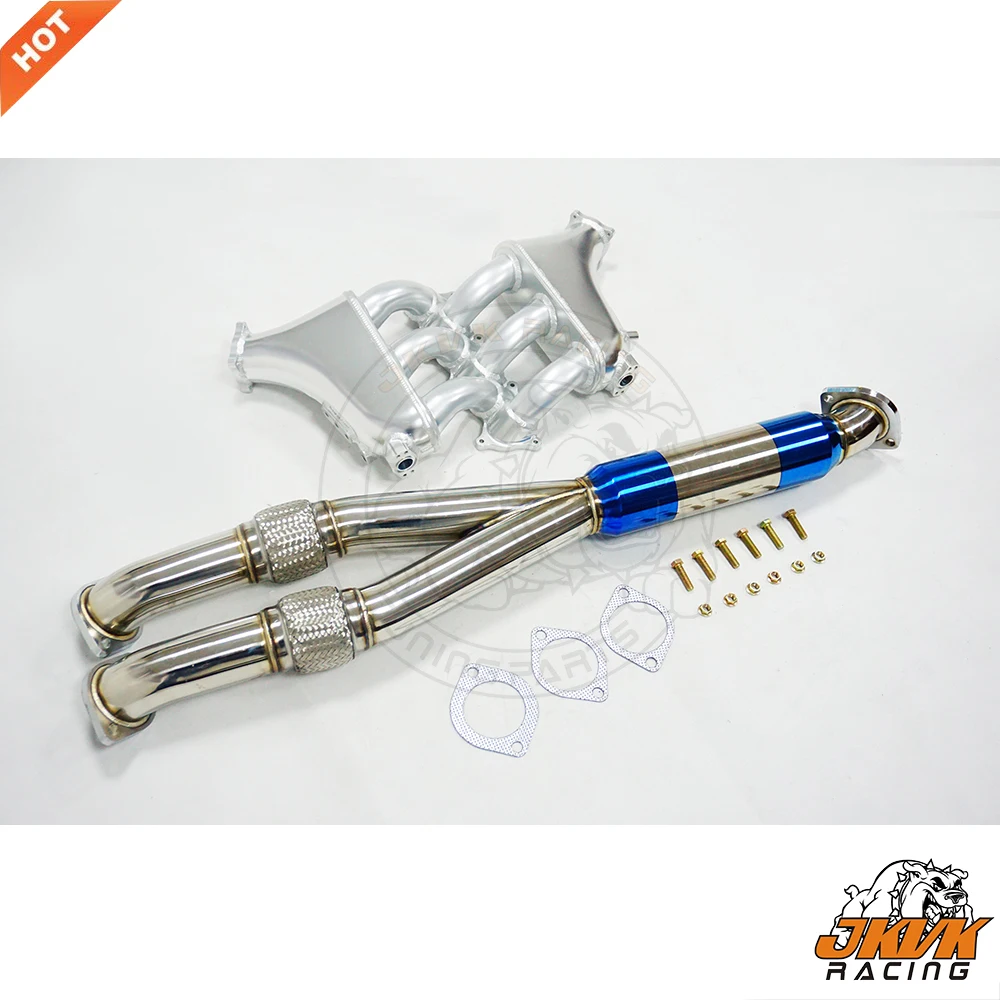 

JKVK RACING Performance заготовка впускного коллектора + Y-PIPE Downpipe для GT R R35 VR38DETT с W/O порт инжектора 2009-2012