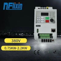 2 2kw triphase phase input3 phase output ac380v variable frequency converter inverter speed controller tool