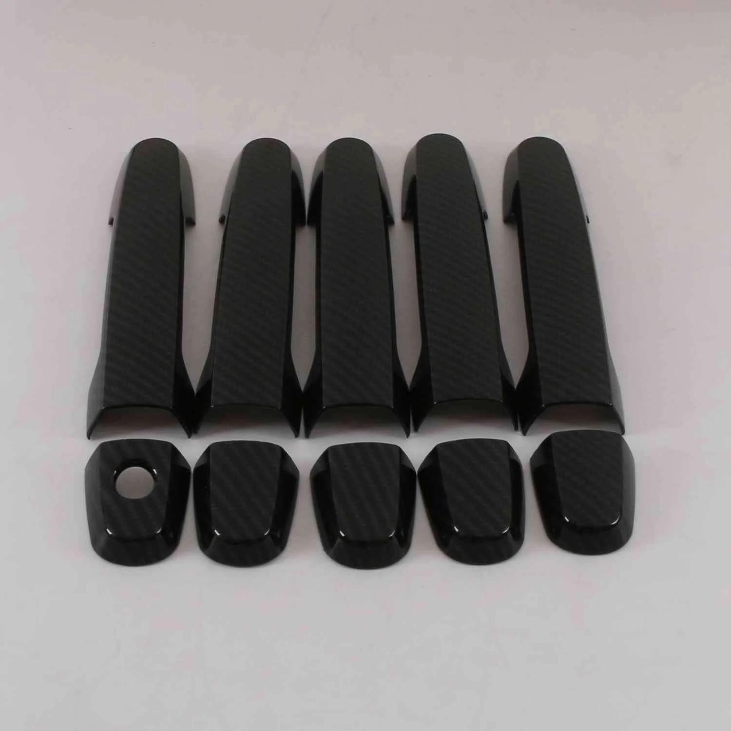 Декоративная накладка на ручку двери автомобиля Toyota RAV4 2.4A 1.8A 2.0 пятиместная модель с узором под углеродное волокно 2010 2011 2012.