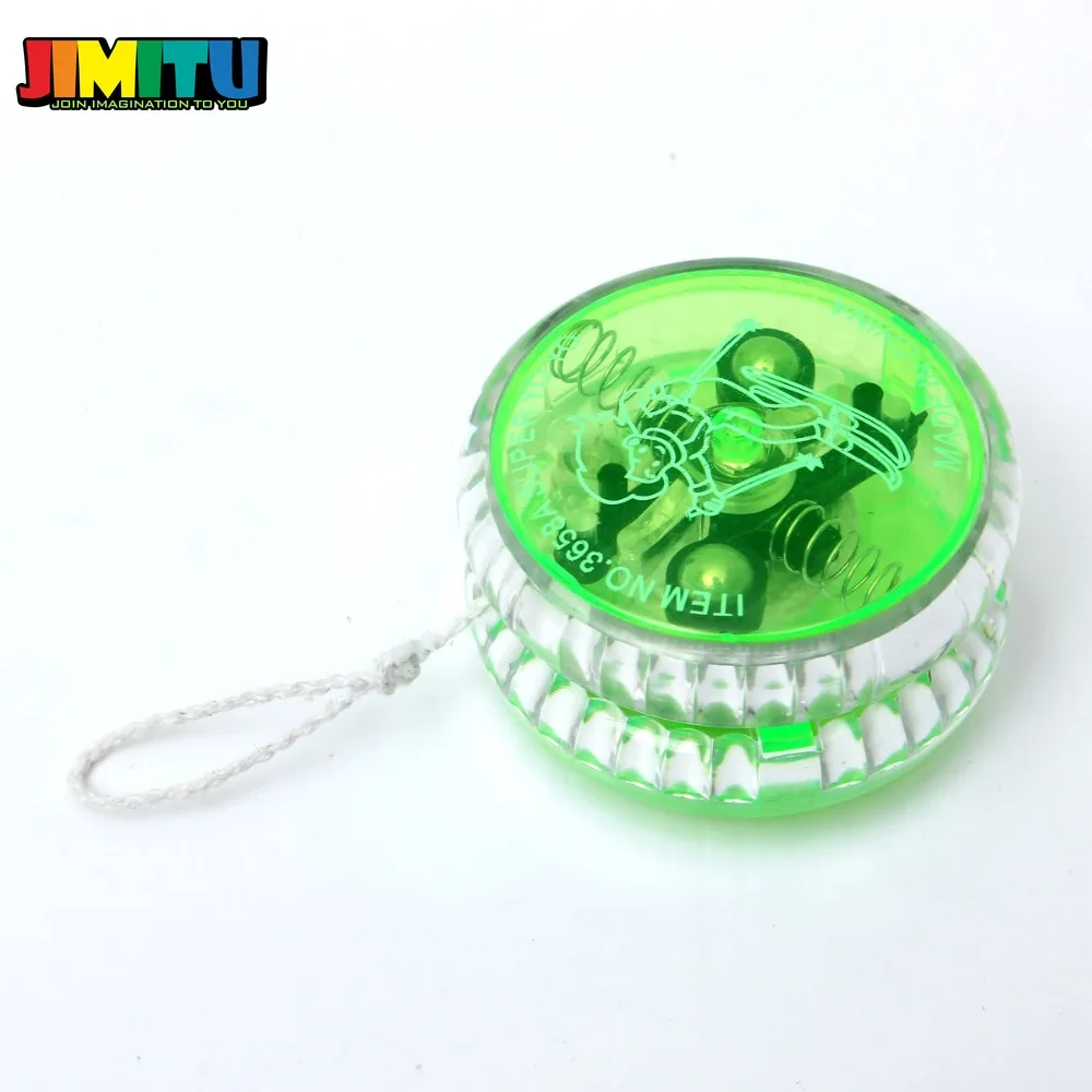 JIMITU детский светодиодный светильник yoyo Trick механизм сцепления детская игрушка скоростной шар Возврат Дети магическое жонглирование игрушка со струной