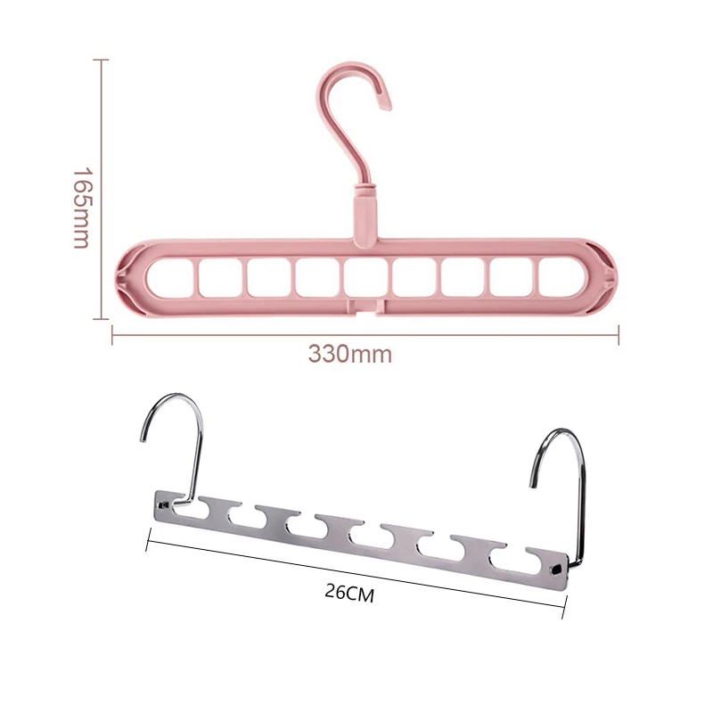 

1PCS Multi-port Support hangers for Clothes Drying Rack Multifunction Plastic Clothes rack drying hanger Storage Hangers