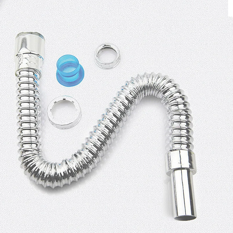 

32mm Basin Bottle Trap Sink Waste Drainer Wall Drain Tube Pipe Bathroom Durable