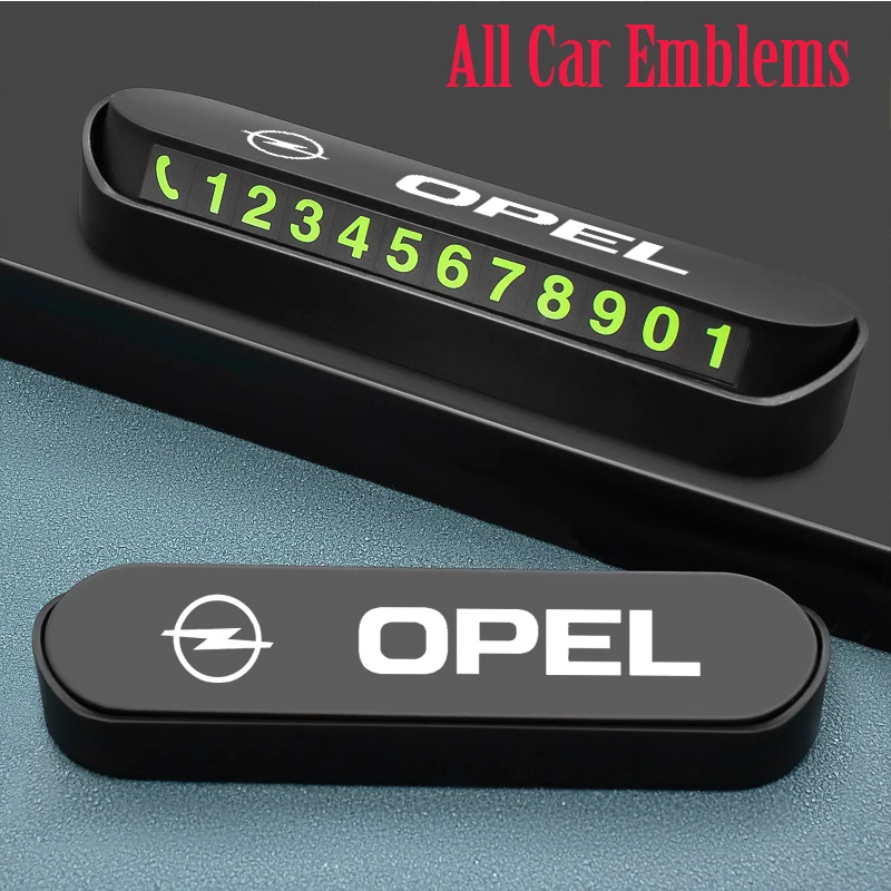 1 шт. автомобильный Стайлинг карточка с телефоном для временной парковки номер