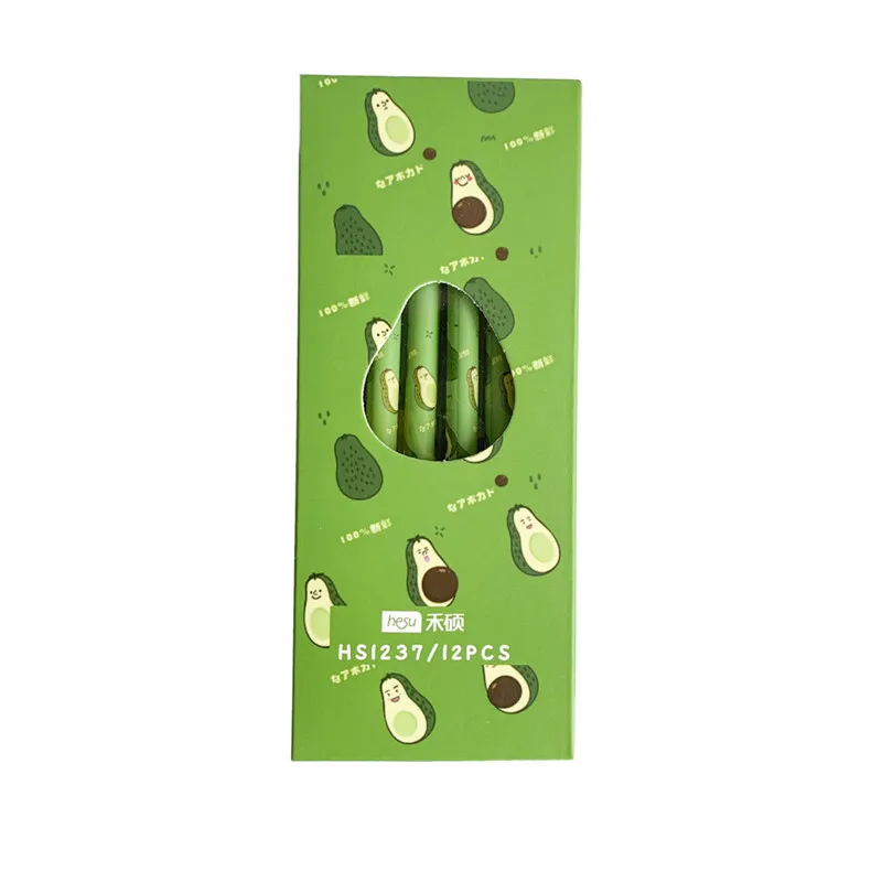 4 шт./лот авокадо сезон фруктовые гелевые чернила ручка промо подарок Канцтовары