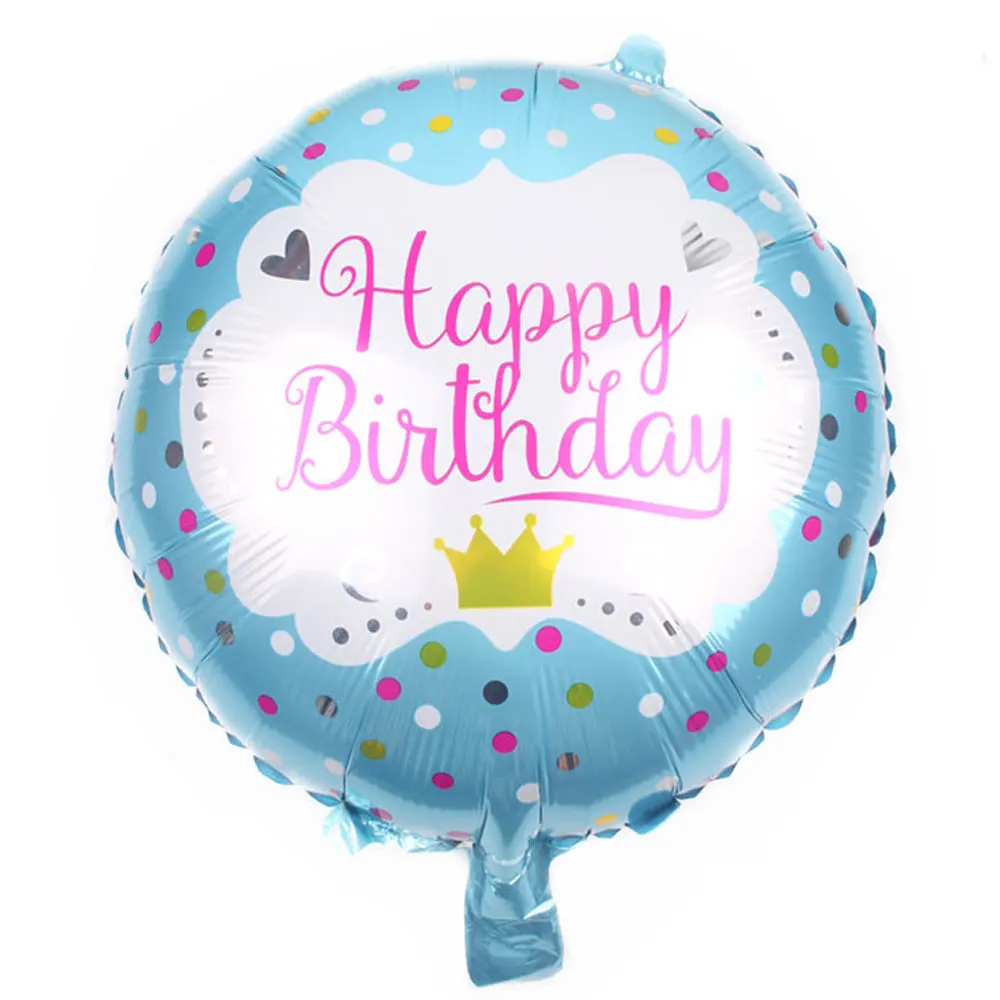 

18inch Happy Birthday Foil Balloons Kids Inflatable Toys Baby Shower Decorations Wedding Ballons Anniversaire Party Supplies