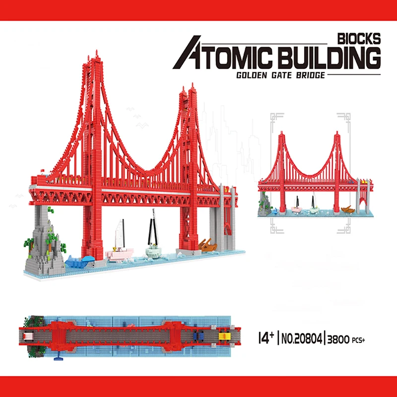 

3800 шт., Детский конструктор «мировая архитектура»