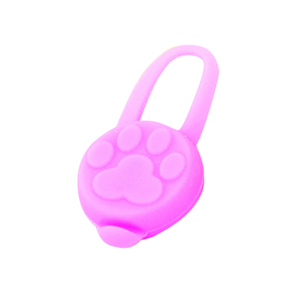 

Silicone Rubber LED Pet Collar Lights Night Safety Dog Cat Collar Glowing Luminous Pendant dog accessories