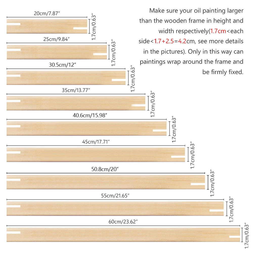 Профессиональная твердая деревянная рамка в комплекте сделай сам Сосновая