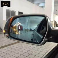 Blue Wing Mirror Glass Heated Angle Wide Glare Proof LED Turn Signal Lamp for AUDI A4 B8 2009-2012 A6 C6 2009-2011 Q3 2013-2018