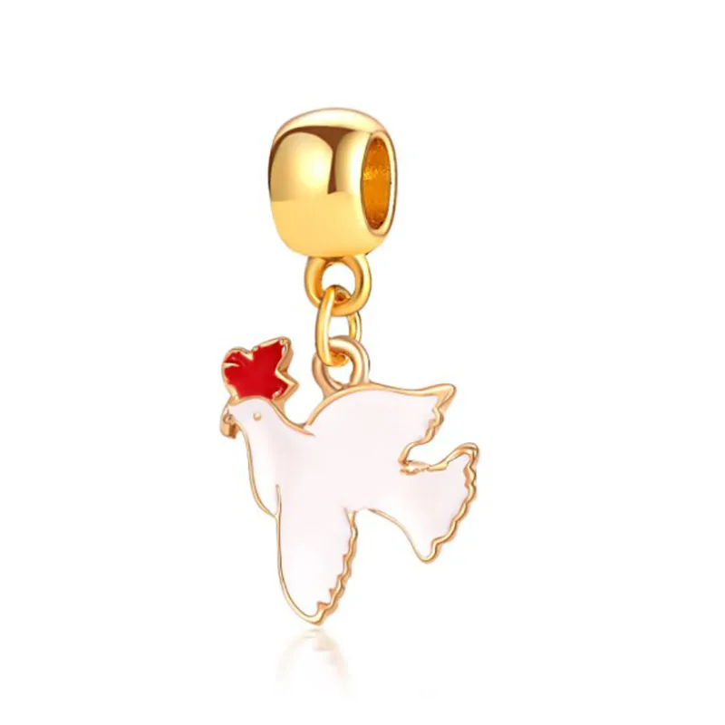 Модный Рождественский Шарм для изготовления аксессуаров сделай сам ювелирные