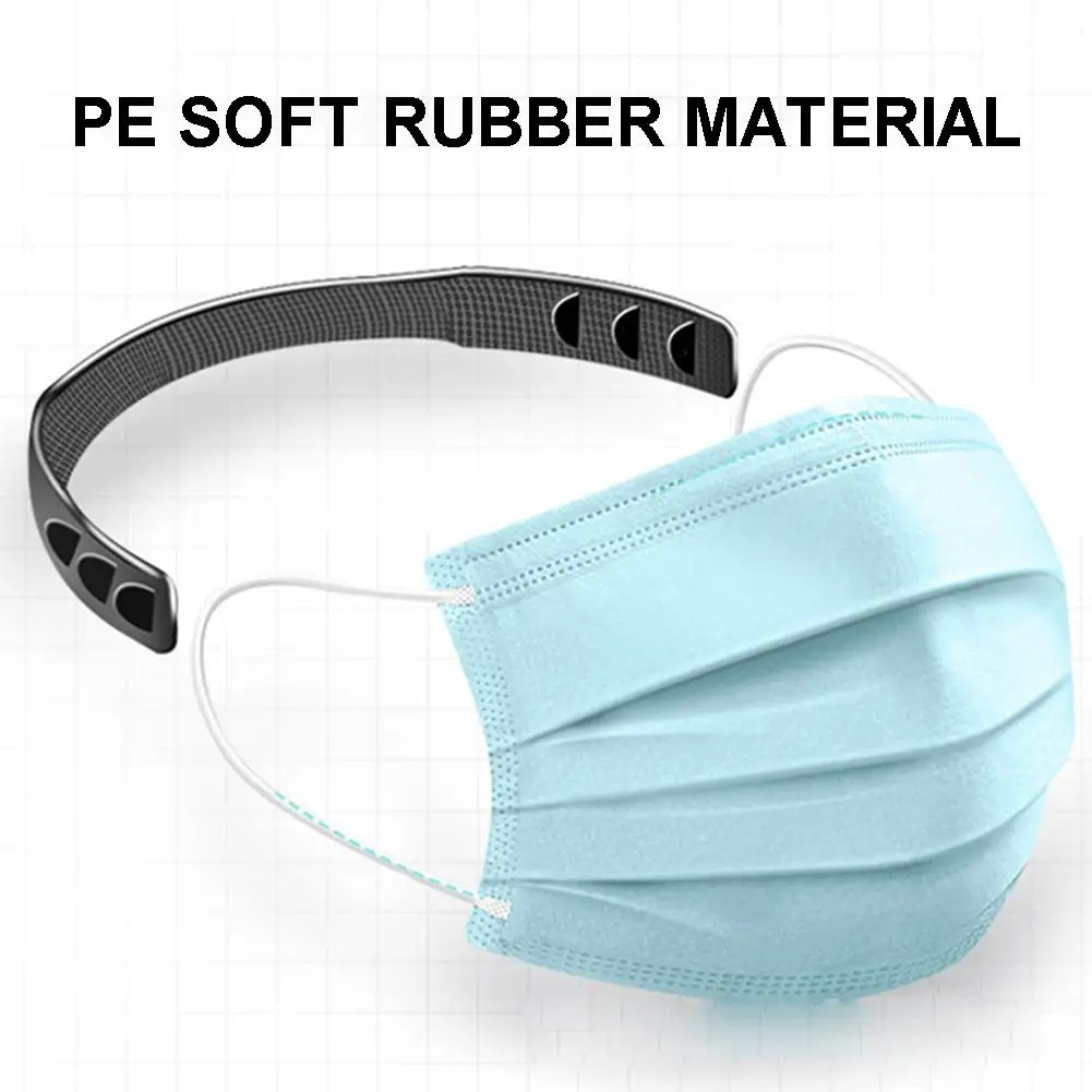 

6pcs Ajustable Face Mask Ear Grips 3 Gear Extension Hook Buckle For Relief Pain Of Wearing Face Mask Anti-slip Mask Ear Grips