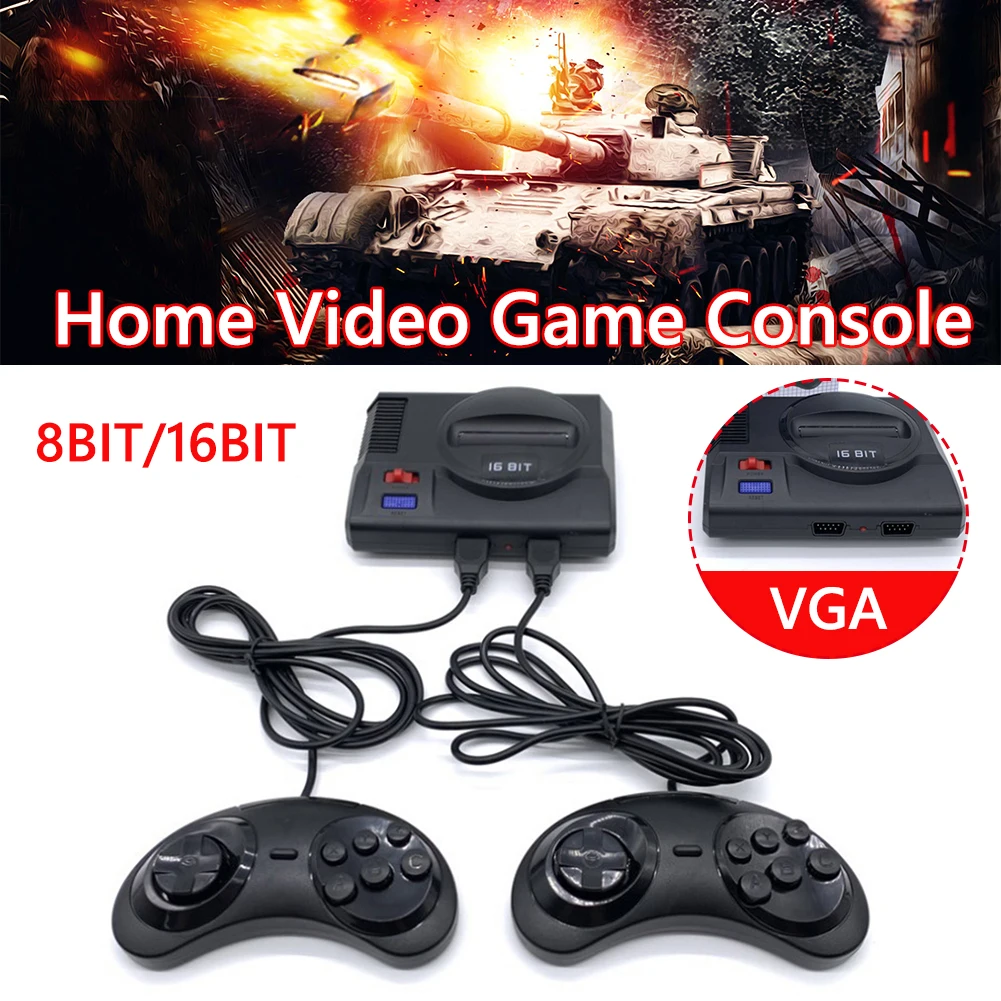 Супер ретро мини ТВ Видео игровая консоль SG816 для Sega Mega Drive MD 16 бит 86 игр 8 605