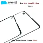 10 шт. для Samsung Galaxy S20 S10 S9 S8 Note 8 9 10Plus 20 Ультра ЖК-дисплей внешняя Сенсорная панель экран сменный передний стеклянный объектив