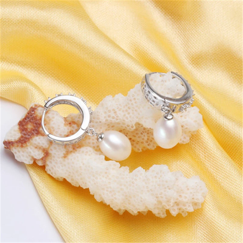 Dainashi 100% натуральный пресноводный жемчуг Висячие Серьги Модные Винтажные серьги