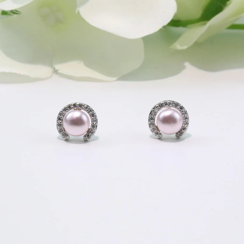 Модные белые серьги с барочным жемчугом из стерлингового серебра 925 пробы 2019 |