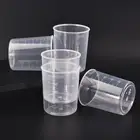 100 мл пластиковый градуированный мерный стакан контейнер для жидкости эпоксидная смола силиконовый инструмент для изготовления прозрачный стакан для смешивания DIY инструмент для смешивания
