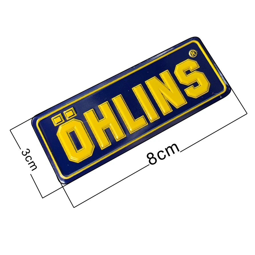 

Motorcycle Shock absorber Aluminium Sticker Cool Personality For ohlins decoration Decals