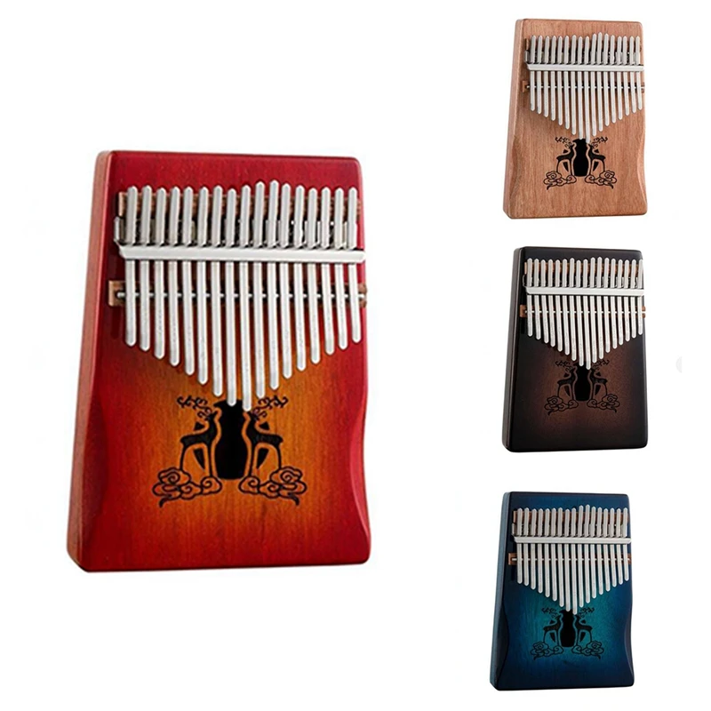 

17 клавиш, калимба, фортепиано из красного дерева, мбра, музыкальные инструменты, калимба, пианино, рождественский подарок