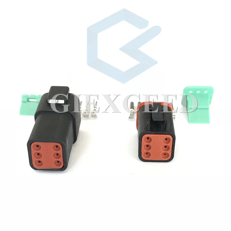 6 Pin Черный DT DT06-6S DT04-6P авто автомобиль скорость акселератора педаль Разъем