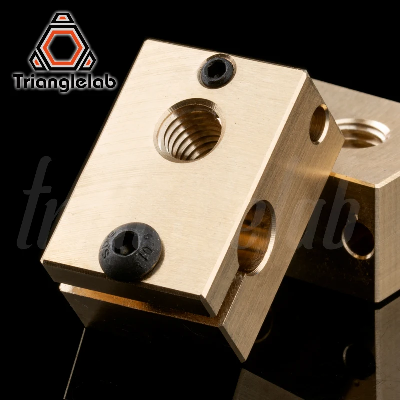 Латунный тепловой блок Trianglelab v6 для 3D принтера E3D Hotend высокотемпературный