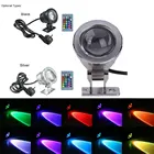 Подводсветильник уличный садовый прожектор 15 Вт, водонепроницаемый светодиодный RGB прожектор, s AC DC 12 В 110 В 220 В, светодиодный прожектор