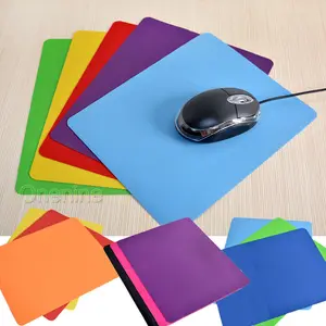 ultra thin solid color mouse pad anti slip wrist rest rubber mat for gaming office computer laptop pc mice pad 10 colors free global shipping