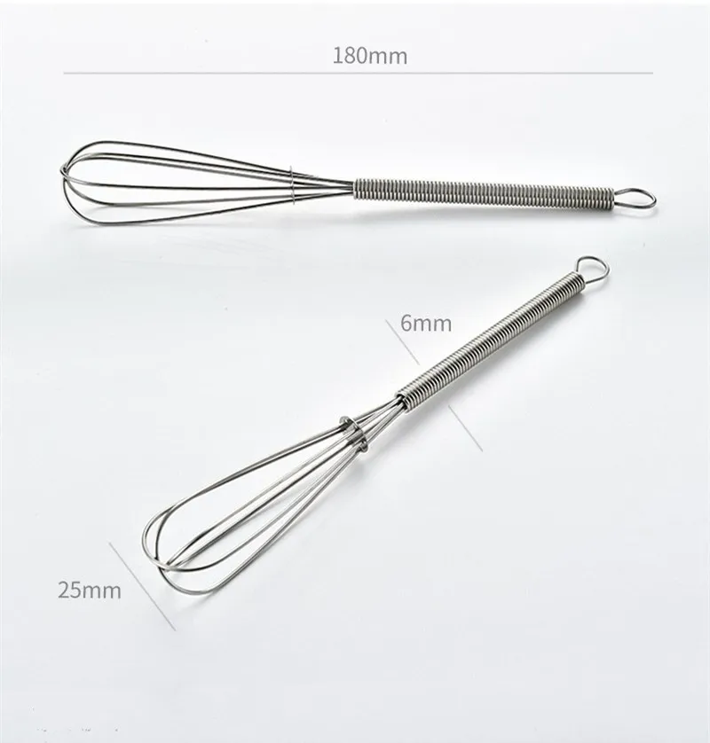 

Small stainless steel whip pushed by hand blister for eggs whipped cream for cooking agitation domestic cooking cooking gadget c