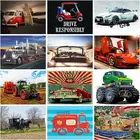 CHENISTORY алмазная живопись, автомобильный пейзаж, полная квадратнаякруглая 5d алмазная вышивка своими руками, пейзаж, бисероплетение, Алмазная мозаика, самолет