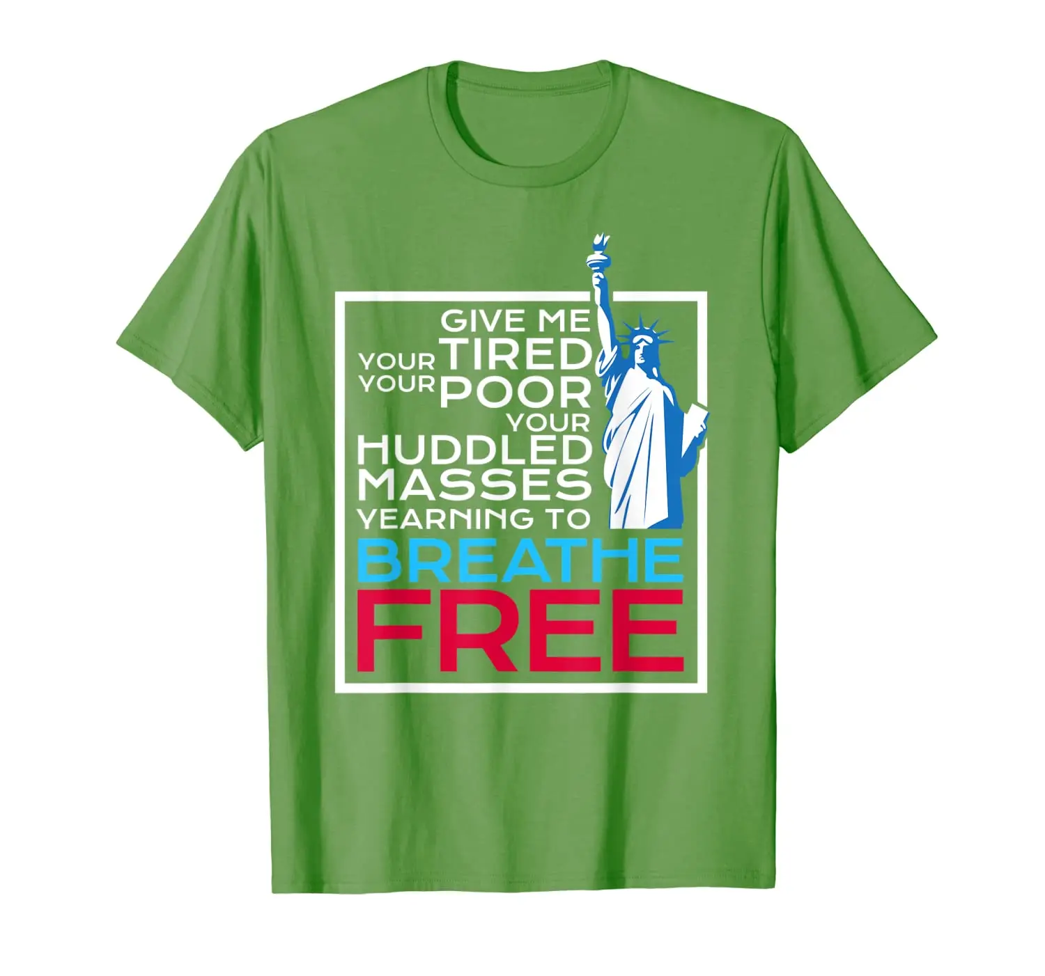 

Anti-ICE Patriotic DACA Immigrant Statue of Liberty Tshirt