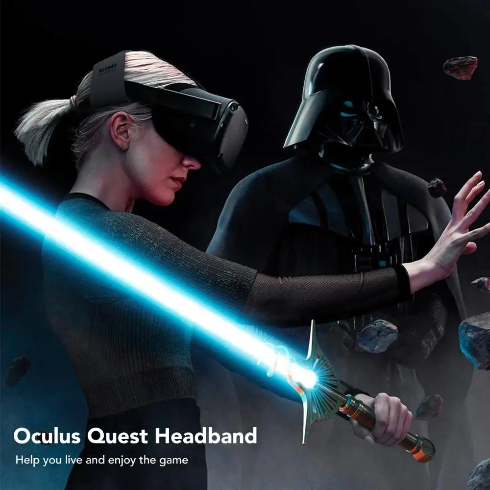 KIWI-дизайн повязка на голову ремешок для Oculus Quest с 1 парой костяшек ремень для Oculus Quest аксессуары для виртуального контроллера