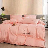 bedding set luxury bed fit sheet bed cover for home duvet cover set bed linen queen size bed sheet set quilt cover x07a