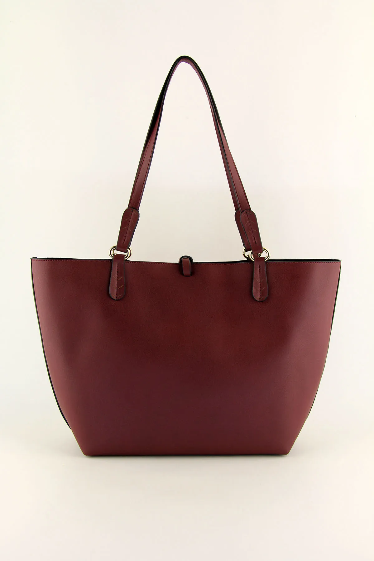 

HNB 2021 Maroon Large Bucket Tote Shoulder Bag