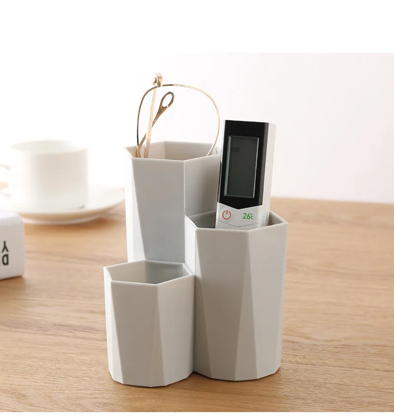 Контейнер для хранения кистей макияжа с 3 решетками органайзер и лака