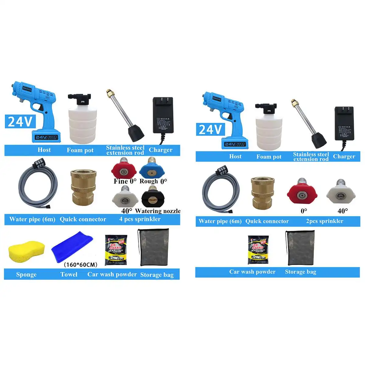 

200W 5600mAh 30bar Cordless Portable High Pressure Lithium Battery Wireless Car Washing Machine 180 3 Spray Modes Washer Gun