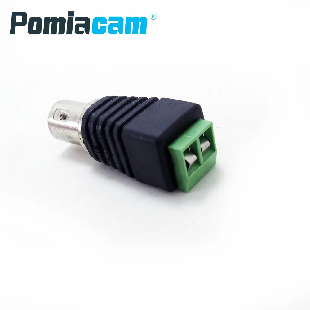 Mini Coax BNC разъем для камеры видеонаблюдения видеосъемки гнездовой CAT5 CAT6